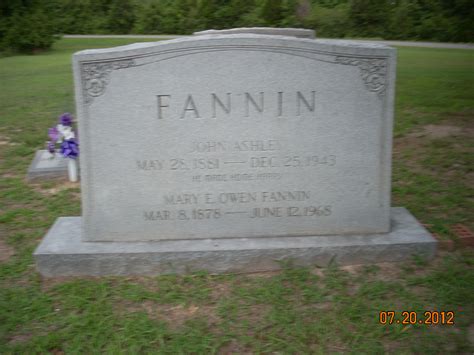 John Ashley Fannin (1881-1943) - Find a Grave Memorial