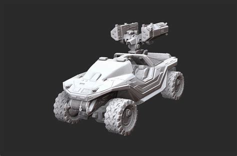 Warthog Troop Andlauncher Halo Reach 3d Model Stl File 3d Print Etsy