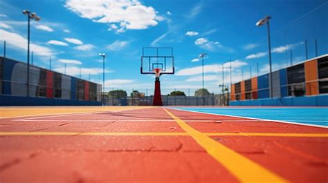 Premium AI Image | Basketball court Sport arena