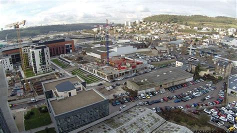 Zone Industrielle En Photo Aerienne Photo Aérienne Ville De