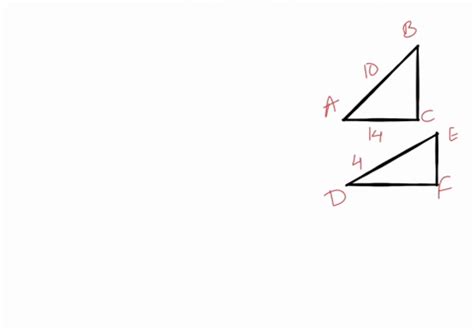 Solved Find The Missing Length X For The Given Pair Of Similar