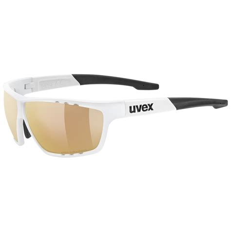 Uvex Sportstyle Cv V Brille White Matt Litemirror Red Colorvision