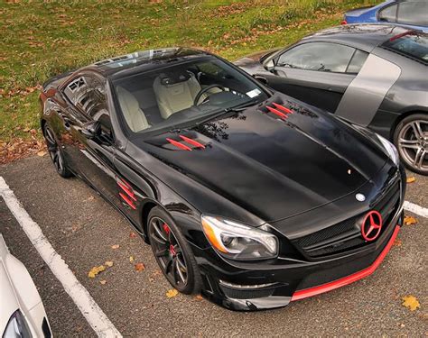 Red & Black Mercedes SL63 AMG Packs Proper Punch