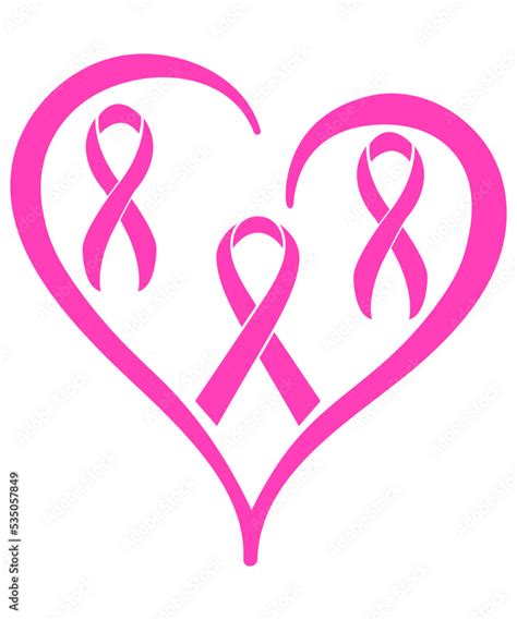 Vecteur Stock Breast Cancer Awareness Ribbonawareness Ribbon Svg