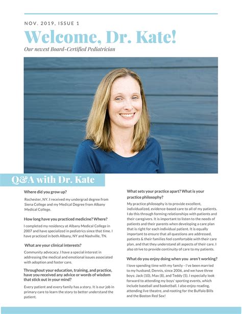 Welcome Dr Kate