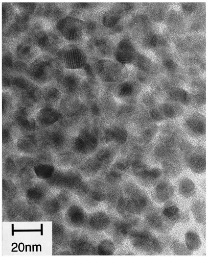 Typical Cross Sectional HRTEM Image Of A SiO 2 Film Containing Ge