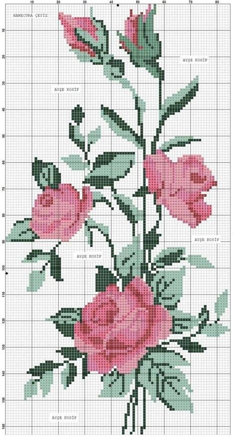 Floral Cross Stitch Pattern