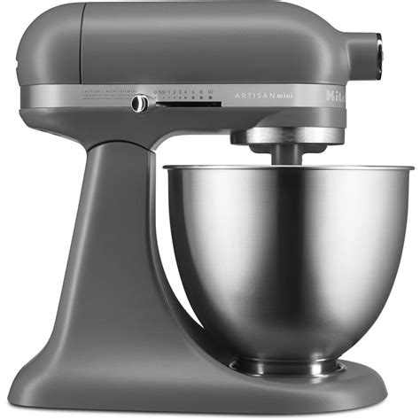 KitchenAid Artisan Mini 3 5 Qt Tilt Head Matte Gray Stand Mixer