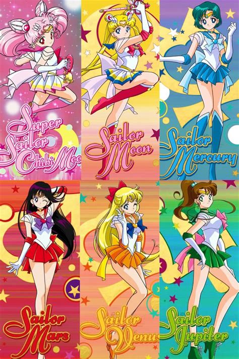 Sailor Moon Characters Wallpaper Sailor Moon Season 1 Wallpaper By