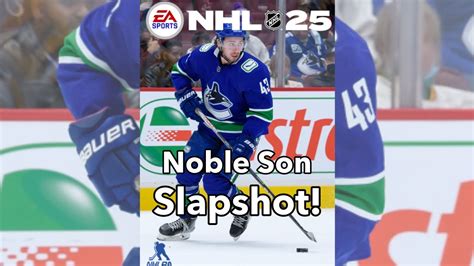 Noble Son Slapshot NHL 25 Soundtrack Wishlist YouTube