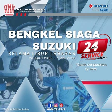 Bengkel Siaga Suzuki 24 Jam Restu Mahkota Karya