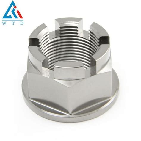 Customized Titanium Hex Soltted Nuts Suppliers Manufacturers Factory