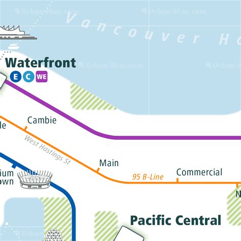 Train Station Map Vancouver Bc