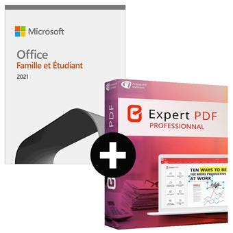 Microsoft Office Famille Et Etudiant 2021 Expert PDF Pro Licence