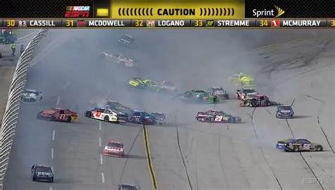 Tony Stewart Obliterates NASCAR Field in Talladega Wreck