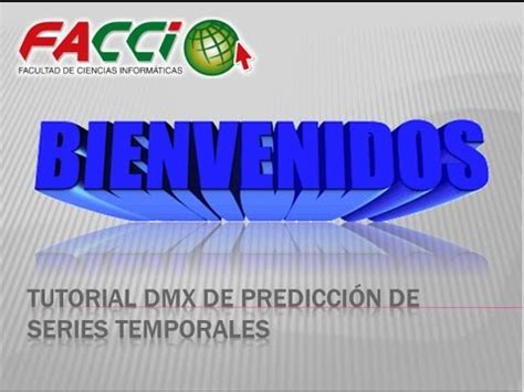 Tutorial Dmx De Predicci N De Series Temporales Youtube