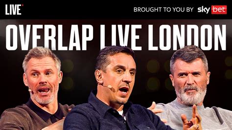 The Overlap Live Tour London Roy Keane Gary Neville And Jamie Carragher Youtube