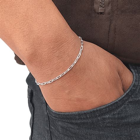 Pulseira Masculina Prata