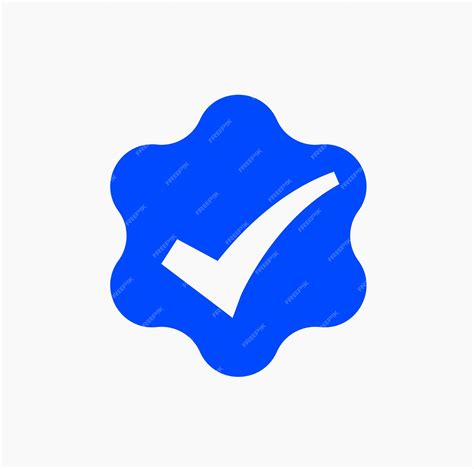 Premium Vector | Blue verified tick vector icon. Blue verified symbol.