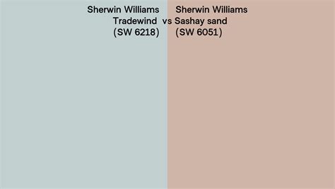 Sherwin Williams Tradewind Vs Sashay Sand Side By Side Comparison