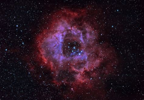 Rosette Nebula Ha Oiii Bi Colour Imaging Deep Sky Stargazers Lounge