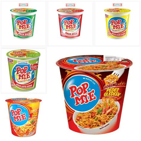 Jual Pop Mie Cup Rasa Ayam Soto Ayam Kari Ayam Baso Pedas Gledek