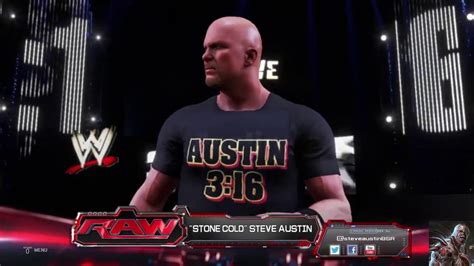 WWE 2K20 Custom Stone Cold Steve Austin Entrance YouTube