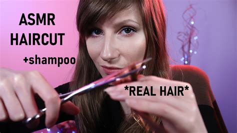 Asmr Haircut Roleplay Real Hair Asmr Personal Attention Youtube