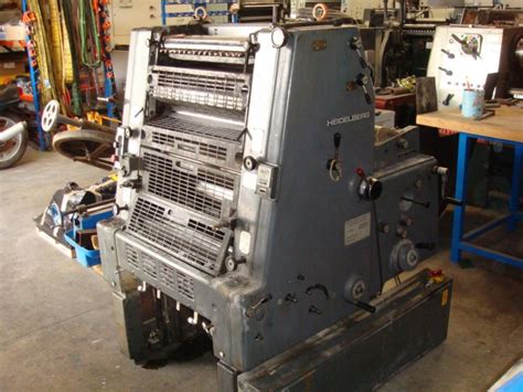 Machine D Imprimerie Heidelberg GTO 52 Destockage Grossiste