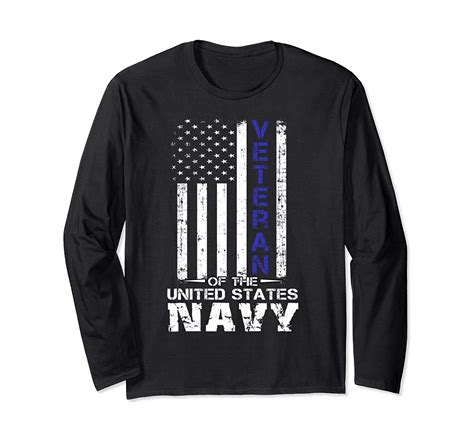 Us Navy Veteran T Shirt Veterans Day Long Sleeve Tshirt