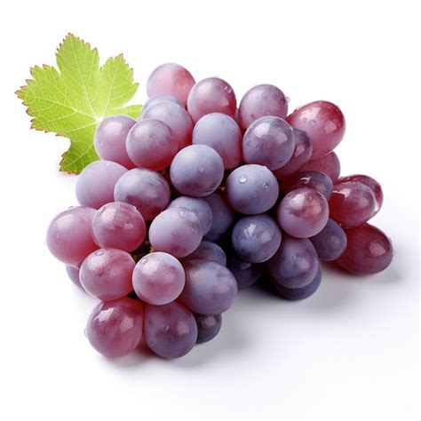 Premium Photo | Grapes with white background high quality ultra hd