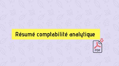 R Sum Cours Comptabilit Analytique Pdf Cours Fsjes