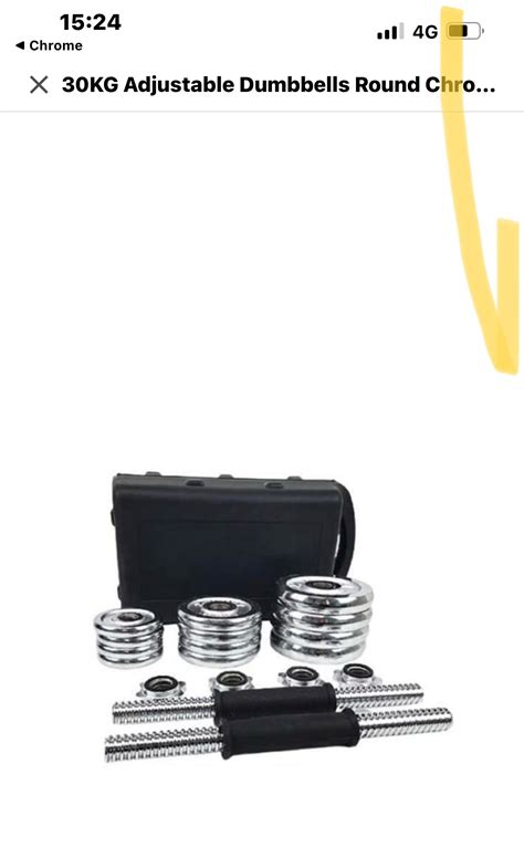 Adjustable Dumbbell Set 30kg – Megamall Online Store