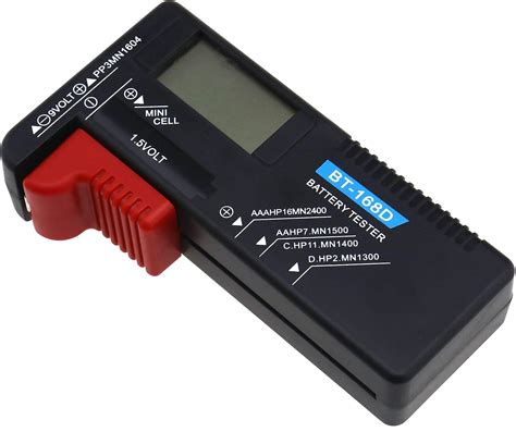 Enet Digital Battery Tester Mini Cell Rechargeable Muti Battery Volt