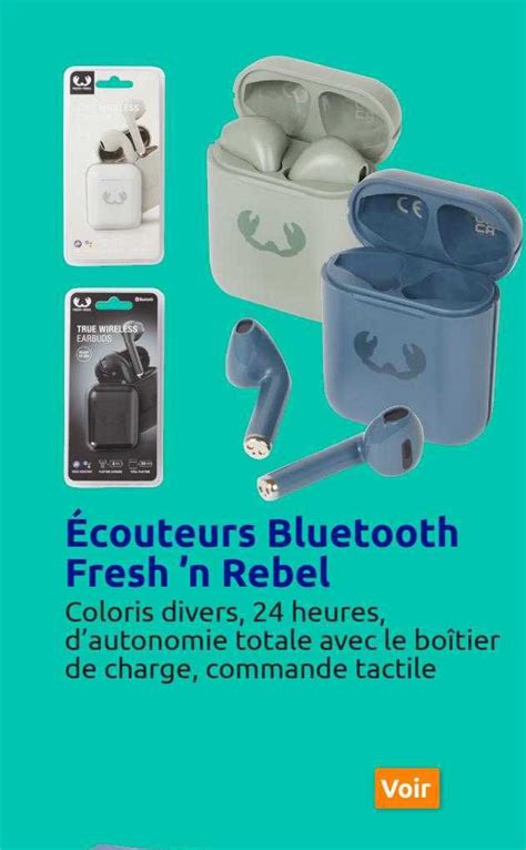 Promo écouteurs Bluetooth Fresh n Rebel chez Action iCatalogue fr