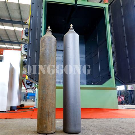 Cylinders Shot Blasting Machine Qingdao Qinggong Machinery Co Ltd