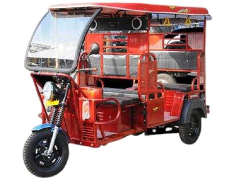 Open Body Five Seater Medium Speed Three Wheeler Electric Rickshaw