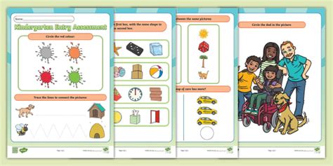 Kindergarten Entry Assessment Teacher Made Twinkl