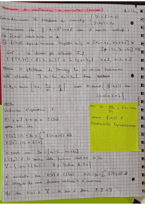 Problemi Di Cauchy Secondo Ordine 8