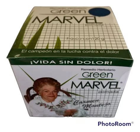 Green Marvel Pomada Aux Dolores Articulares Musculares En Venta En