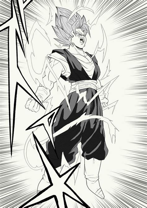 Vegetto Fanart Manga Style By Sizebrush On Deviantart