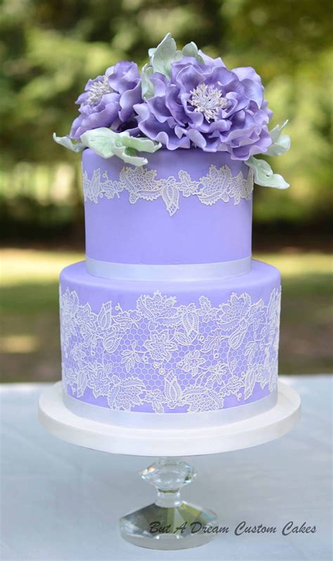 Purple Wedding Cake