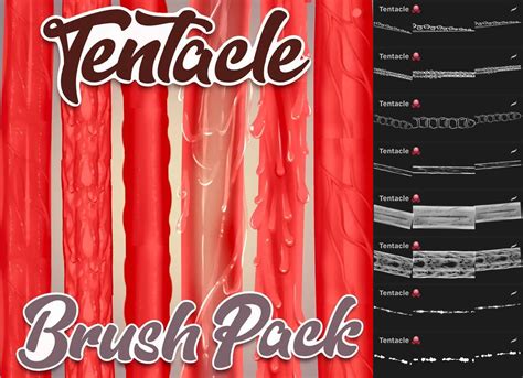 Tentacle Procreate Brushes Graphicsbunker