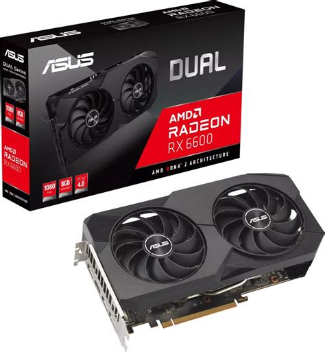 Asus Dual Radeon RX 6600 Gaming OC V2 8GB GDDR6 DUAL RX6600 8G V2