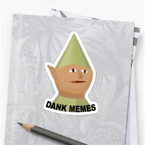 "Dank Memes Runescape Gnome" Stickers by MattsStuff | Redbubble