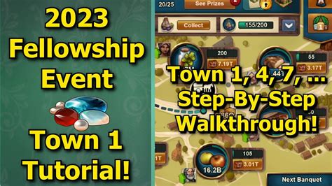 Forge Of Empires 2023 Fellowship Event Town 1 Tutorial How To