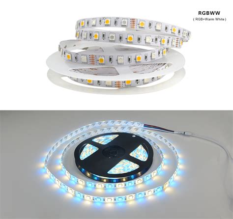 5m DC 12V RGB RGBW RGBWW Ribbon Led Strip Light 5050 SMD IP20 IP65