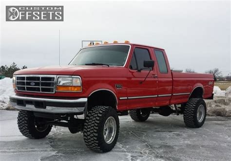 Wheel Offset 1997 Ford F 250 Super Duty Super Aggressive 3 5 Suspension Lift 4 Custom Offsets