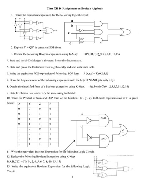 Draw The Logic Circuit For Boolean Expression X Y Xz Wiring Diagram And Schematics