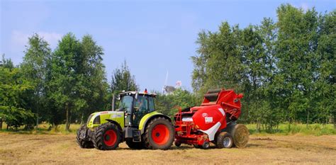 Free Images Hay Tractor Field Farm Lawn Meadow Summer Harvest